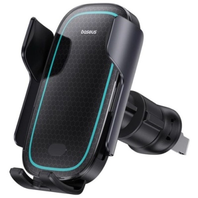 Автотримач з бездротовою зарядкою Baseus Wireless Charger Milky Way Pro (C40357000111-00) Black