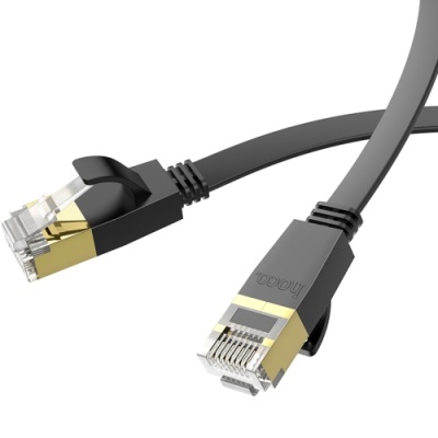кабель мережевий (lan rj45) hoco us07 (20м) (чорний) 