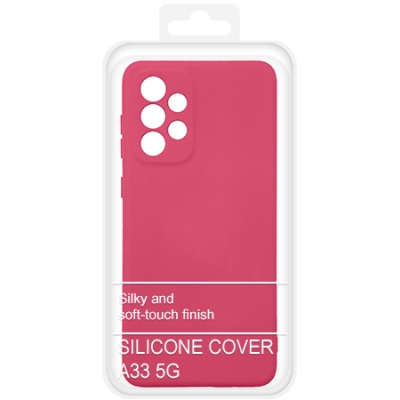 Купить чохол soft silicone case full для samsung a336 galaxy a33 5g (малиновий) онлайн