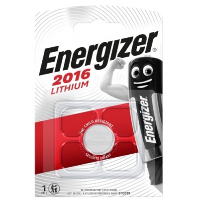 батарейка energizer 2016 (1шт) 