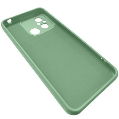 Купить силіконовий чохол soft silicone casevsmagnet ring для xiaomi redmi 12c - light green онлайн