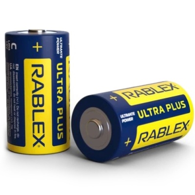 батарейка rablex lr14 ultra plus (2шт) 