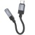 перехідник hoco upa32c type-c - jack 3.5 (чорний) 