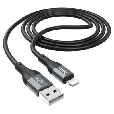 кабель hoco x72 usb - lightning 2.4a/1m (чорний) 