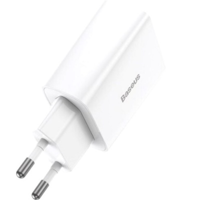 мережевий зарядний пристрій baseus speed mini (ccfs-sn02) 1type-c/20w/pd (білий) 