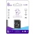 карта пам'яті tg microsdhc 8gb 10 class + adapter (чорний) 