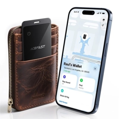 gps-трекер acefast s3 2шт (сірий) 