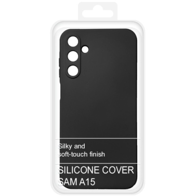 Купить силіконовий чохол soft silicone case для samsung a155 galaxy a15 4g/a156 galaxy a15 5g (чорний) онлайн