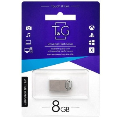 usb флеш-накопичувач tg 8gb metal 110 (сталевий) 