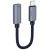 перехідник hoco ua29a type-c(male) to lightning(female) 0.15m (сірий) 