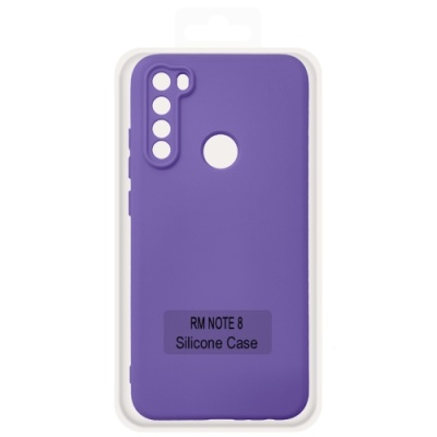 Купить чохол soft silicone case full для xiaomi redmi note 8/note 8 2021 (elegant purple) онлайн