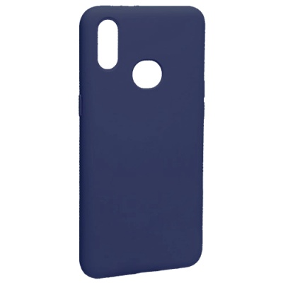 Купить силіконовий чохол soft silicone case для samsung a107 galaxy a10s - dark blue онлайн