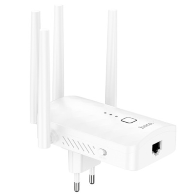 wifi репітер (точка доступу) hoco hi35 (білий) 