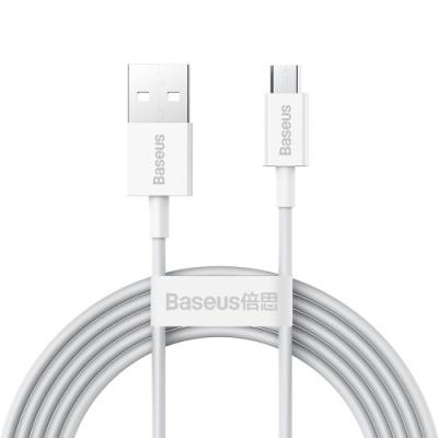кабель baseus superior series usb - microusb 2.0a/2m (camys-a02) (white) 
