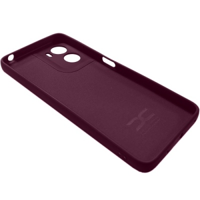 Купить чохол soft silicone case full для motorola g06 (бордовий) онлайн