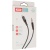 кабель aux xo nbr155a 3.5mm(male) - lightning(male) 1m (чорний) 