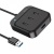USB HUB Hoco HB31 Easy 4-in-1 converter (USB to USB3.0+USB2.0*3) 1,2m. Black usb hub hoco hb31 easy 4-in-1 converter (usb to usb3.0+usb2.0*3) 1,2m. black