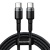 кабель baseus cafule type-c - type-c 100w 5a/2m (catklf-alg1) (black/gray) 