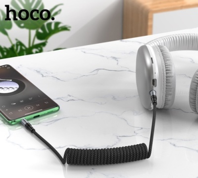 кабель aux hoco upa33 1.5m (чорний) 