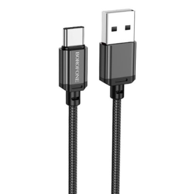 кабель borofone bx87 usb - type-c 3.0a/1m (чорний) 
