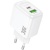 мережевий зарядний пристрій hoco cs55a 1usb/18w/qc3.0 + 1type-c/30w/pd (білий) 