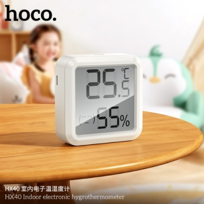 термометр з гідрометром hoco hx40 (білий) 