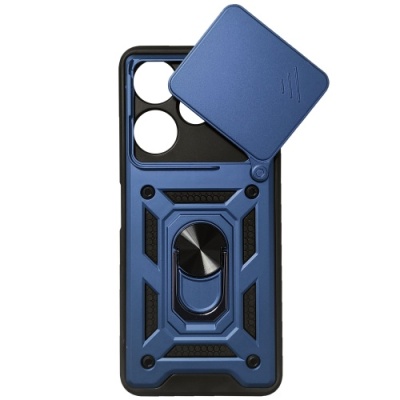 Купить чохол-накладка armor magnet camshield для xiaomi redmi 13 4g/poco m6 4g - dark blue онлайн