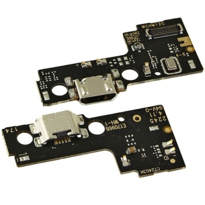 шлейф для xiaomi redmi 12c, конектора зарядки, з мікрофоном (original china)