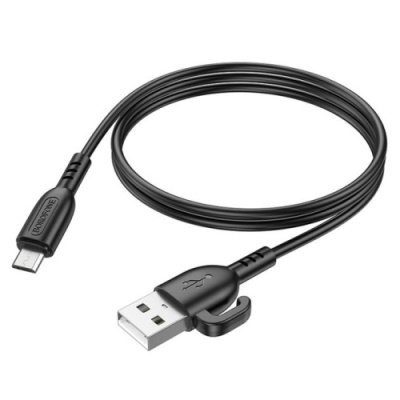 кабель borofone bx91 usb - microusb 2.4a/1m (чорний) 