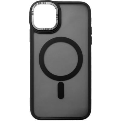 Купить чохол space tpu+pc color matte with magsafe для apple iphone 14 (black) онлайн