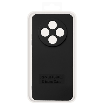 Купить чохол soft silicone case full для tecno spark 30 4g (kl6) (black) онлайн
