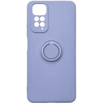 Купить силіконовий чохол soft silicone casevsmagnet ring для xiaomi redmi note 11/note 11s - lavander онлайн