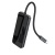 usb hub hoco hb15 (type-c to usb3.0*3+hdmi+pd) (сірий) 