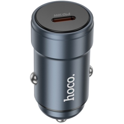 Автомобільний Зарядний Пристрій Hoco Z57 PD30W (1Type-C) (сірий)