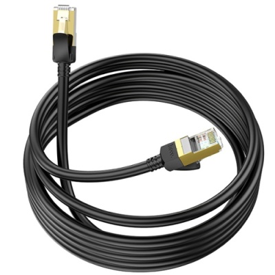 кабель мережевий (lan rj45) hoco us02 (3м) (чорний) 