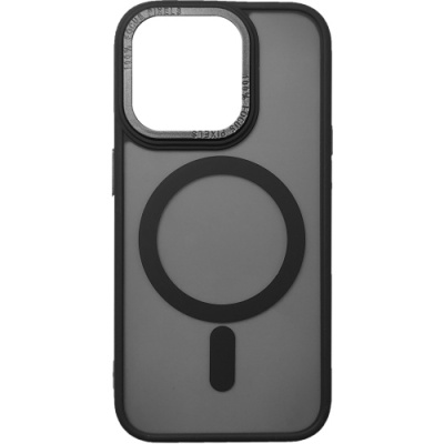 Купить чохол space tpu+pc color matte with magsafe для apple iphone 15 pro (black) онлайн