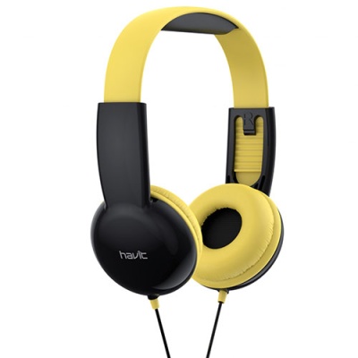 навушники накладні havit hv-h211d black-yellow 