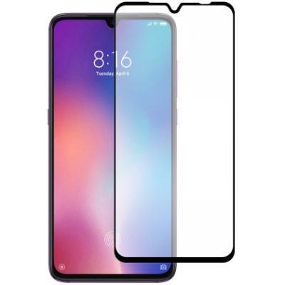 захисне скло ipaky для xiaomi mi 9 lite (чорний) 