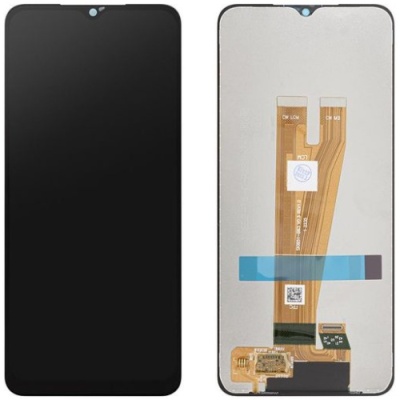 дисплей для samsung a045 galaxy a04 (gh81-22731a) з чорним тачскріном service pack 