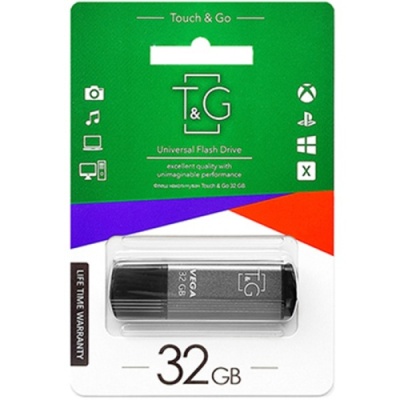usb флеш-накопичувач tg 32gb vega 121 (сірий) 