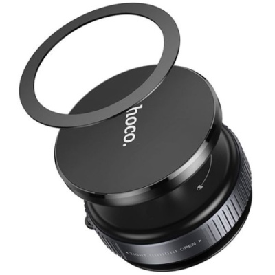Автотримач Hoco DCA62 Magnetic/Vacuum (Чорний)