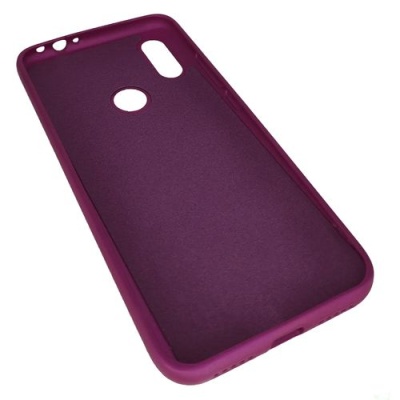 Купить силіконовий чохол soft silicone case для xiaomi redmi 7 - purple онлайн