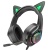 Навушники для комп'ютера Hoco W107 Cute Cat Ear (Зелений) навушники для комп'ютера hoco w107 cute cat ear (зелений)