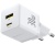Мережевий Зарядний Пристрій Baseus Palm Fast Charger (P1011160A213-00) 1USB/QC3.0 + 1Type-C/PD 30W (Білий) мережевий зарядний пристрій baseus palm fast charger (p1011160a213-00) 1usb/qc3.0 + 1type-c/pd 30w (білий)