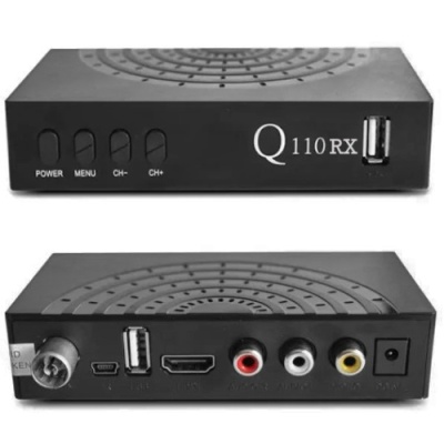 тюнер dvb t2 q-110 rx plastik new 