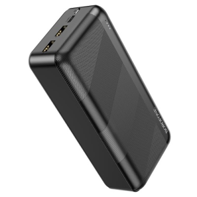 додаткова батарея power bank borofone bj27b 30000 mah (чорний) 