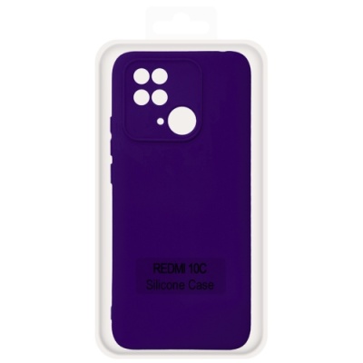 Купить чохол soft silicone case full для xiaomi redmi 10c (purple) онлайн
