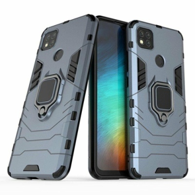 Купить чохол-накладка armor magnet для xiaomi redmi 9c/10a - blue онлайн