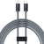 кабель baseus dynamic series fast charging type-c - lightning 20w/2m (cald000116) (gray) 