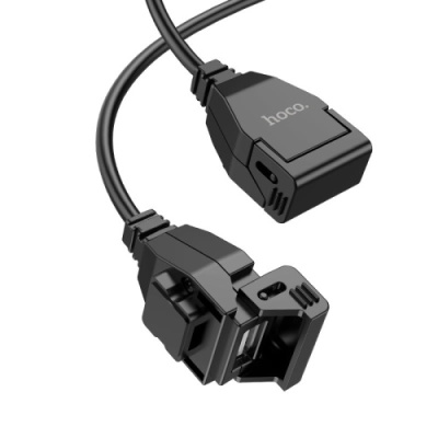 зарядний пристрій для мотоцикла hoco z45a 2usb/2.4a (чорний) 